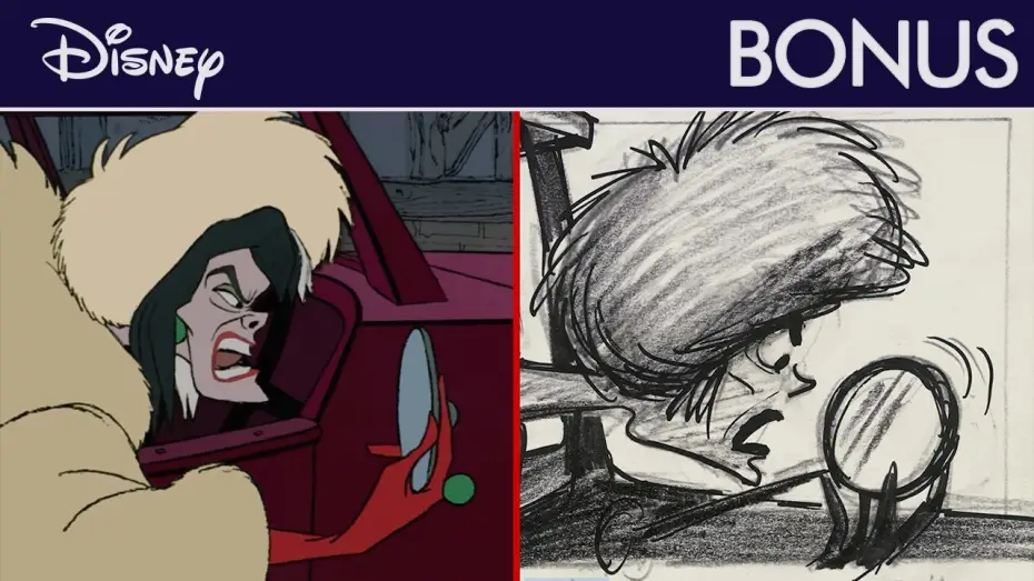 Видео к фильму 101 далматинец | Les 101 Dalmatiens - Storyboards vs Film : Comparaison sc&egrave;ne par sc&egrave;ne de &laquo; La rage &raquo; | Disney