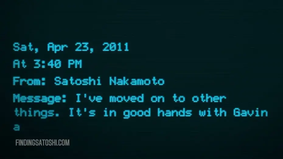 Видео к фильму Finding Satoshi | Satoshi's Final Message