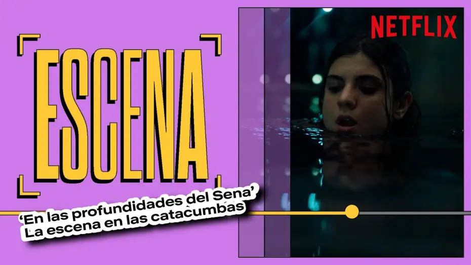 Видео к фильму Акулы в Париже | La escena en las catacumbas [Subtitulado]