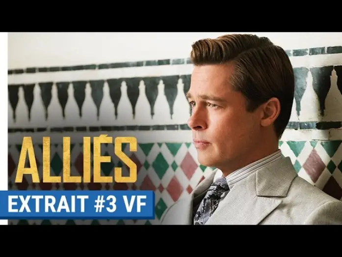 Видео к фильму Союзники | ALLI&Eacute;S - Extrait #3 : Max Vatan (Brad Pitt) d&eacute;masqu&eacute; (VF)
