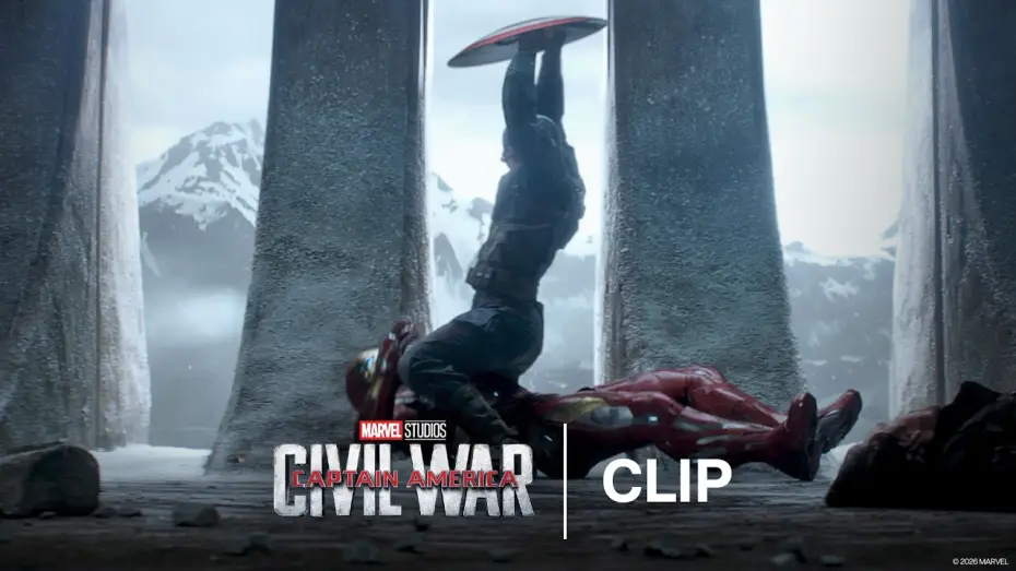 Видео к фильму Первый мститель: Противостояние | Iron Man, Captain America, and Winter Soldier Fight - Official Clip