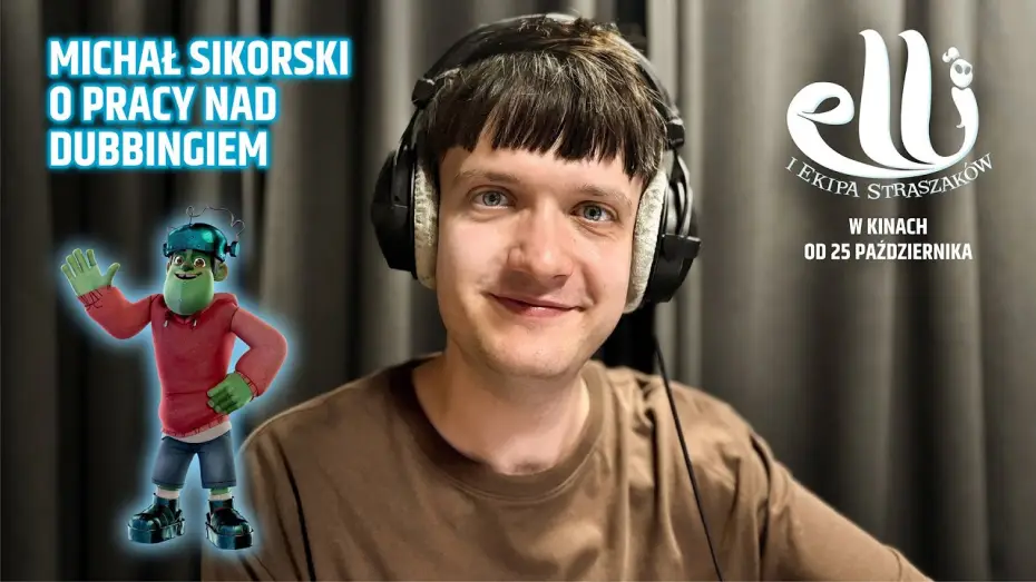 Видео к фильму Команда монстров | Michał Sikorski o pracy nad dubbingiem do filmu
