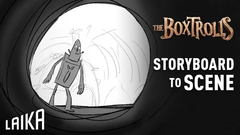 Видео к фильму Семейка монстров | &ldquo;Into the Boxtrolls&lsquo; Lair&rdquo; Storyboard to Scene