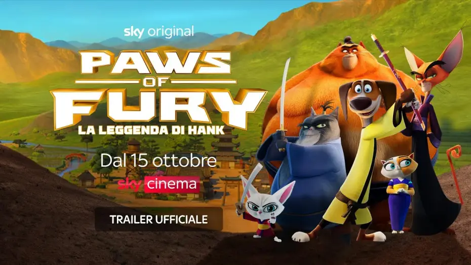 Видео к фильму Пес-самурай и город кошек | PAWS OF FURY | LA LEGGENDA DI HANK (film Sky Original) | Trailer ITA
