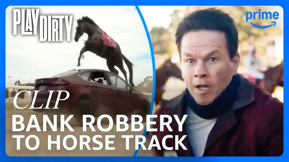 Видео к фильму Грязная игра | Bank Heist Leads to Horse Track Mayhem - Clip