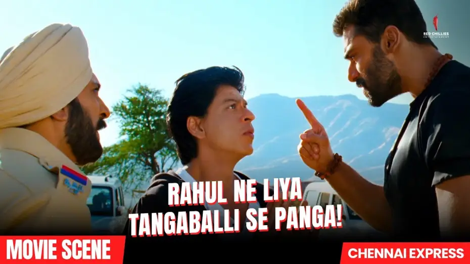 Видео к фильму Ченнайский экспресс | Tangaballi ne kiya Rahul ko challenge! | Chennai Express | Shah Rukh Khan & Deepika P | Movie Scene