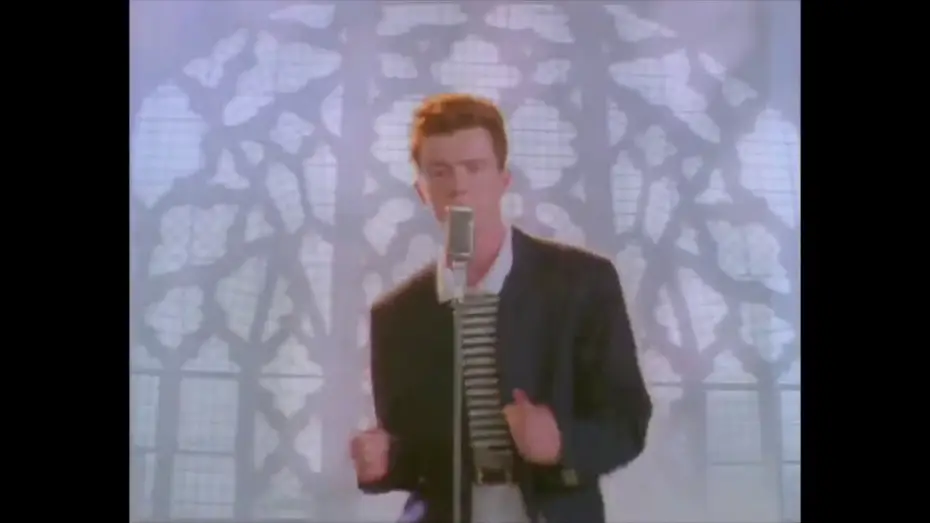 Видео к фильму Never Gonna Give You Up | Rick roll, but with different link