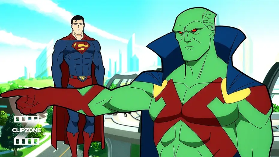 Видео к фильму Супермен: Человек завтрашнего дня — J'onn J'onzz & Superman Fight The Parasite