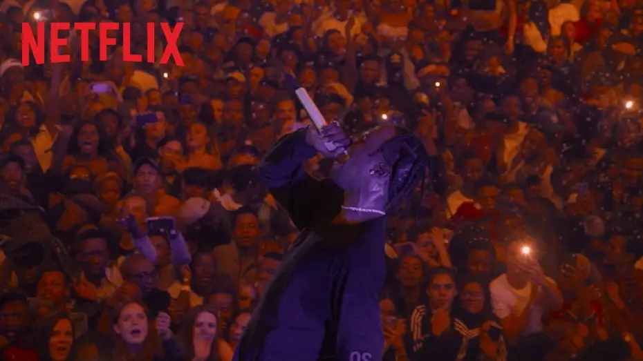 Видео к фильму Трэвис Скотт: Мама, я лечу! — Travis Scott : Look Mom I Can Fly - Bande Annonce VOST