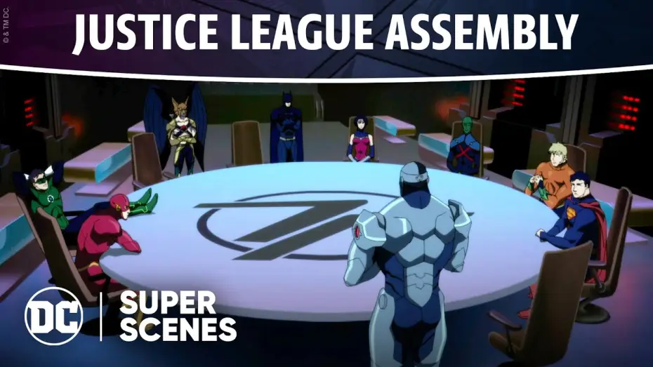 Видео к фильму Смерть и возвращение Супермена — DC Super Scenes: Justice League Assembly
