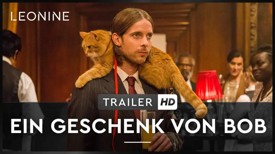 Видео к фильму Рождество кота Боба — Ein Geschenk von Bob - Trailer (deutsch/german; FSK 0)
