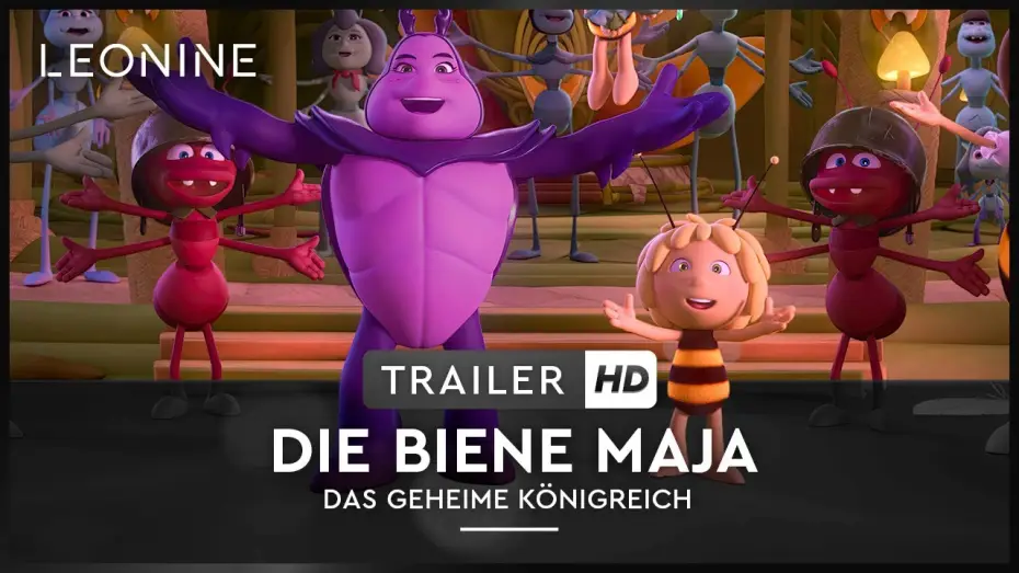 Видео к фильму Пчелка Майя: Медовый движ — Biene Maja - Das geheime Königreich - Trailer (deutsch/german; FSK 0)