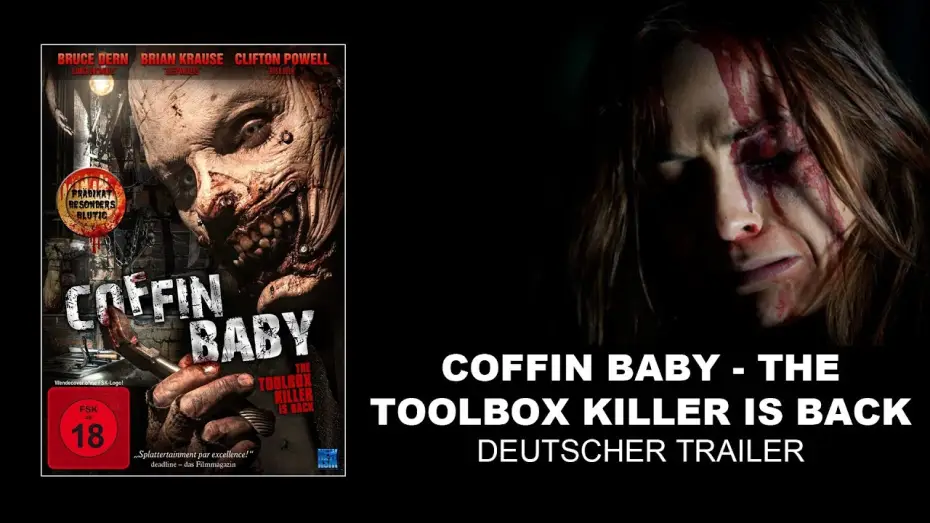 Видео к фильму Кошмар дома на холмах 2 — Coffin Baby -- The Toolbox Killer Is Back (Deutscher Trailer) || KSM