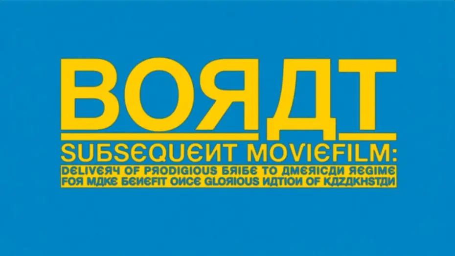 Видео к фильму Борат 2 | Borat: Subsequent Moviefilm - Tr&aacute;iler Oficial | Amazon Prime Video