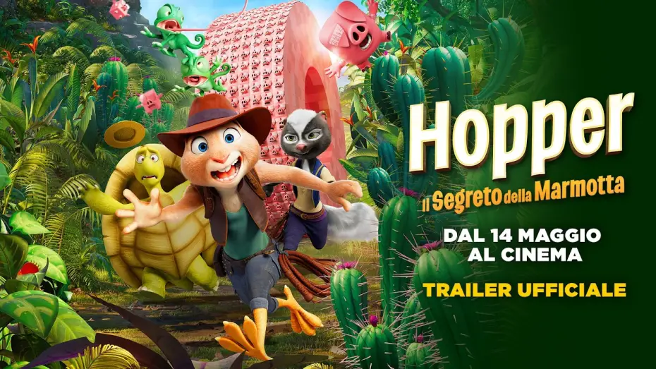 Видео к фильму Кролецып и Сурок Времени | Hopper - Il segreto della Marmotta | Trailer 60" | dal 14 maggio al cinema