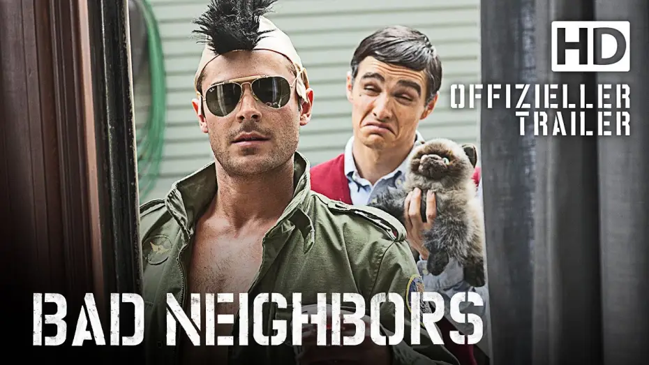 Видео к фильму Соседи: На тропе войны | Bad Neighbors - Trailer deutsch / german HD