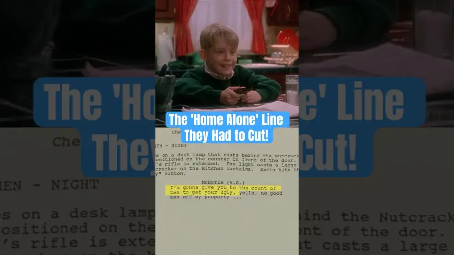 Видео к фильму Один дома | The &lsquo;Home Alone&rsquo; Script Line They Had to Cut!