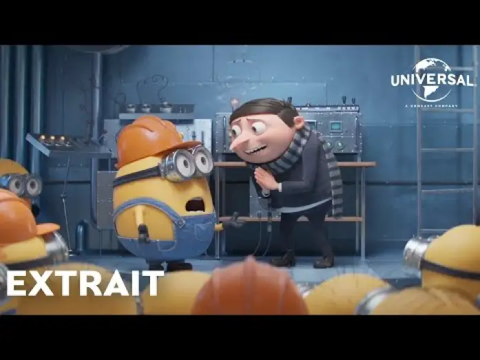 Видео к фильму Миньоны: Грювитация | Les Minions 2 : Il &eacute;tait une fois Gru - Extrait "Bouclez vos salopettes" VF  [Le 6 juillet]