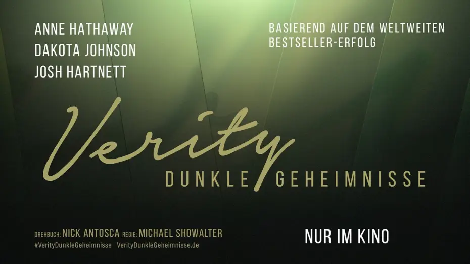 Видео к фильму Verity | Verity - Dunkle Geheimnisse &ndash; Offizieller Teaser Trailer (Kinostart: 1.10.2026)