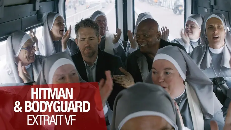 Видео к фильму Телохранитель киллера — HITMAN AND BODYGUARD - Extrait - Les Nonnes - VF
