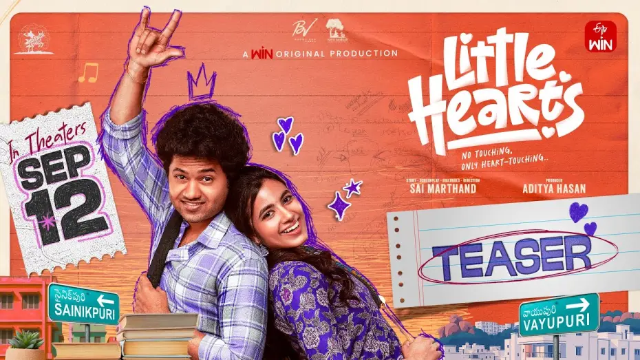 Видео к фильму లిటిల్ హార్ట్స్ | Little Hearts Teaser | Mouli Talks, Shivani Nagaram | Aditya Hasan | Bunny Vas | Sai Marthand
