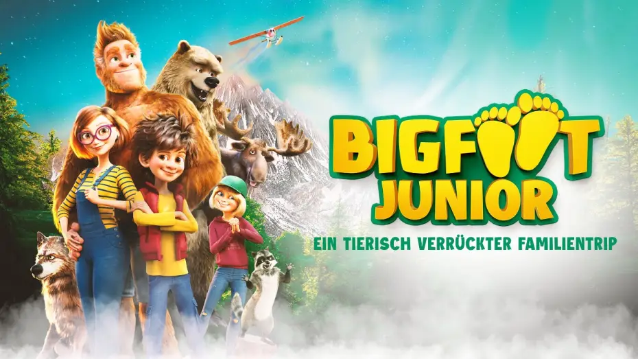 Видео к фильму Семейка Бигфутов — Bigfoot Junior - Ein Tierisch Verrückter Familientrip - Kinotrailer Deutsch HD - Ab 26.08.21 im Kino