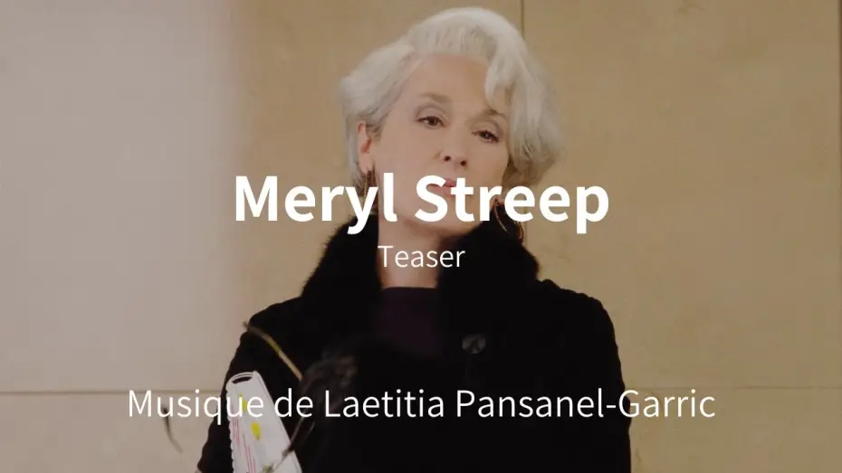 Видео к фильму Meryl Streep : mystères et métamorphoses — Meryl Streep, Mystères et Métamorphoses - Teaser - 2020 - Musique de Laetitia Pansanel-Garric
