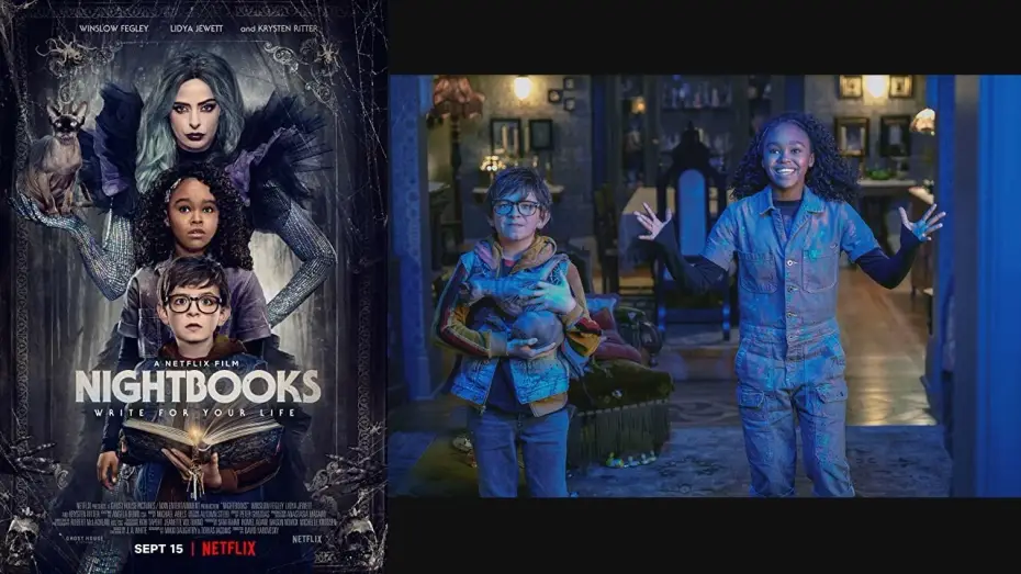 Видео к фильму Ночные тетради — Nightbooks (2021) - Offizieller Trailer (Deutsch Synchronisiert)