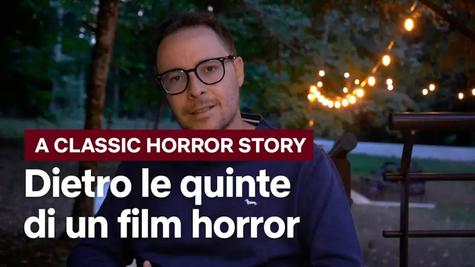 Видео к фильму Классическая история ужасов — Il backstage di un film horror