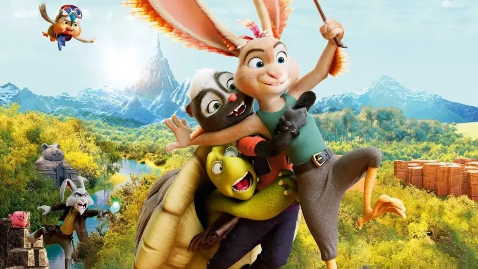 Видео к фильму Кролецып и Хомяк Тьмы — Hopper, el polloliebre - Tráiler español