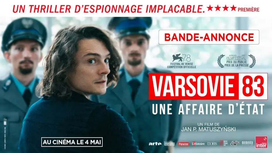 Видео к фильму Чтобы не оставалось следов — VARSOVIE 83, UNE AFFAIRE D'ÉTAT  |  BANDE-ANNONCE OFFICIELLE