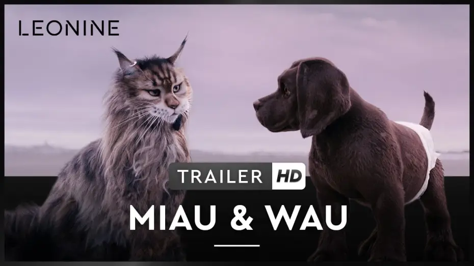 Видео к фильму Кот и пёс | Miau & Wau - Trailer (deutsch/german; FSK 6) - Ab 30.10. im Kino