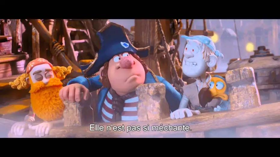 Видео к фильму Пираты! Банда неудачников | Les Pirates ! Bons &agrave; rien, Mauvais en tout - Bande Annonce - VOST