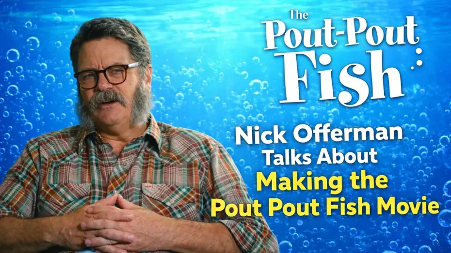 Видео к фильму Рыбка унывака. Подводное приключение | Nick Offerman Voices The Pout-Pout Fish | Behind the Scenes