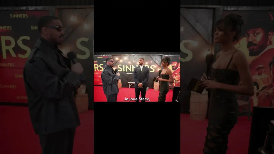Видео к фильму Грешники | Les deux personnages jou&eacute;s par Michael B. Jordan &eacute;taient pr&eacute;sents &agrave; l'avant-premi&egrave;re de Sinners ! 🔥
