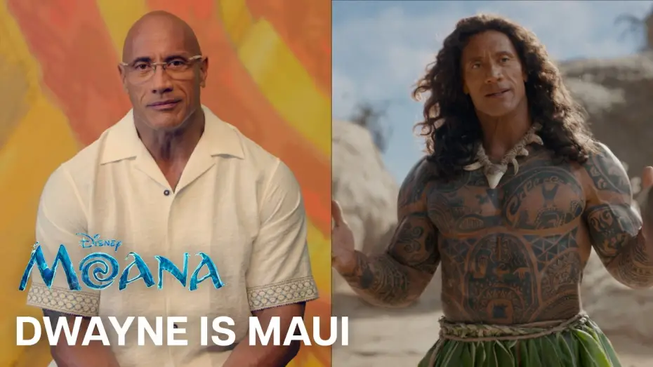 Видео к фильму Моана | Dwayne is Maui