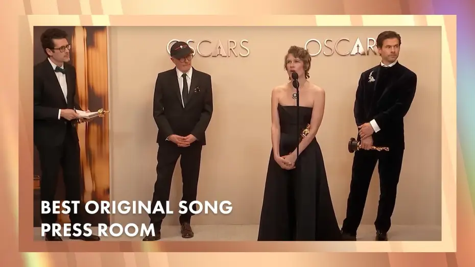 Видео к фильму Эмилия Перес | 'El Mal' Best Original Song Press Room Speech | 97th Oscars (2025)