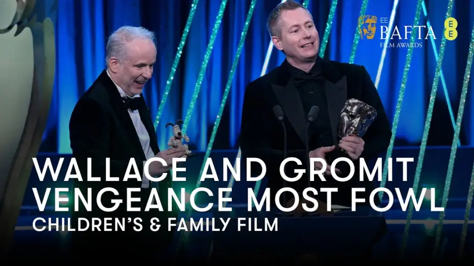 Видео к фильму Уоллес и Громит: Самая Дикая Месть | Wallace and Gromit: Vengeance Most Fowl wins the Children's & Family BAFTA | BAFTA Films Awards 2025