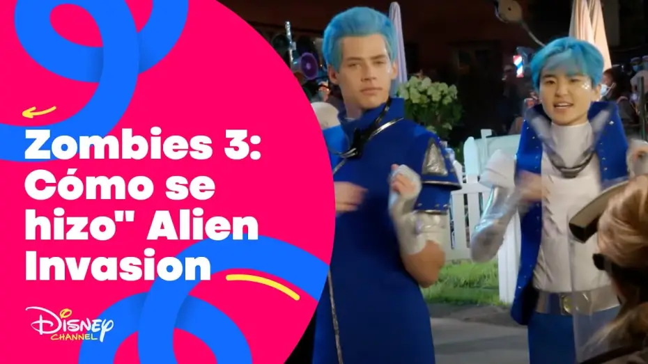Видео к фильму З-О-М-Б-И 3 — ZOMBIES 3: "Cómo se hizo" Alien Invasion | Disney Channel Oficial