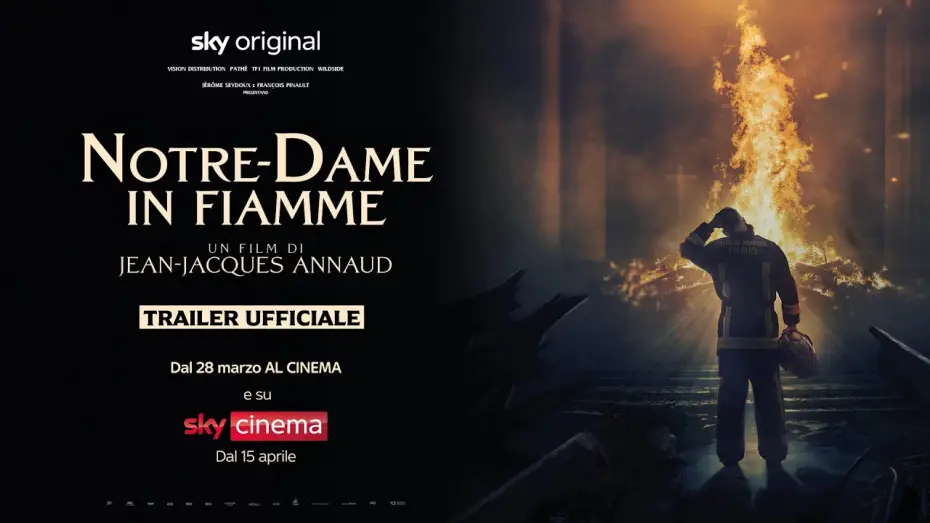 Видео к фильму Нотр-Дам в огне — Notre-Dame in fiamme (film Sky Original) – Trailer Ufficiale