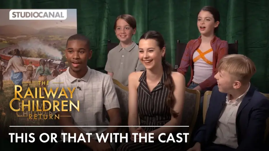 Видео к фильму Дети железной дороги возвращаются — The cast of THE RAILWAY CHILDREN RETURN play This or That
