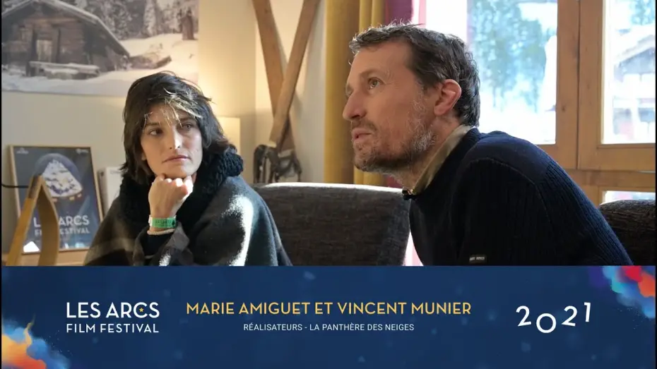 Видео к фильму La Panthère des neiges — Interview de Marie Amiguet et Vincent Munier - LA PANTHÈRE DES NEIGES