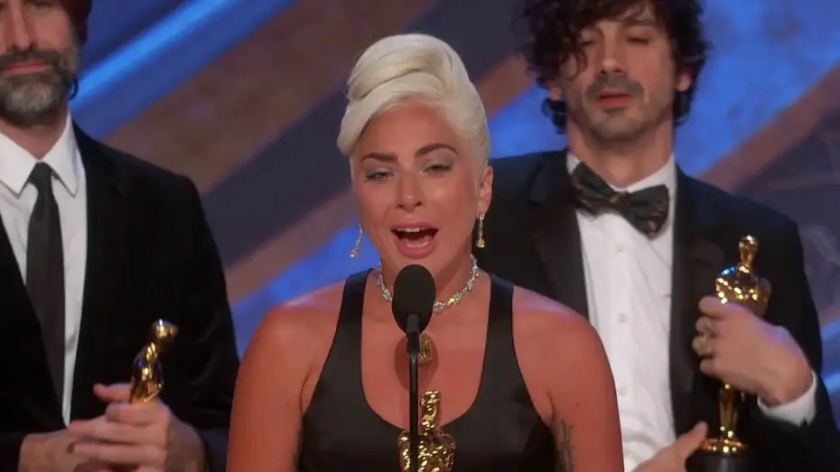 Видео к фильму Звезда родилась | "Shallow" from "A Star Is Born" wins Best Original Song | Lady Gaga | 91st Oscars (2019)