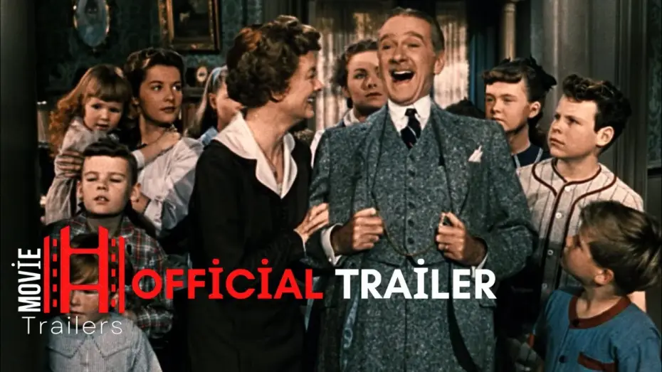 Видео к фильму Оптом дешевле | Cheaper By The Dozen (1950) Trailer | Clifton Webb, Myrna Loy, Jeanne Crain Movie