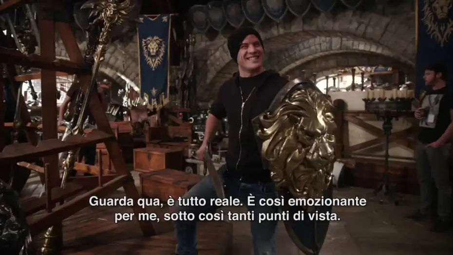 Видео к фильму Варкрафт | WARCRAFT - L'INIZIO di Duncan Jones: "Rob Kazinsky nella stanza delle armi"