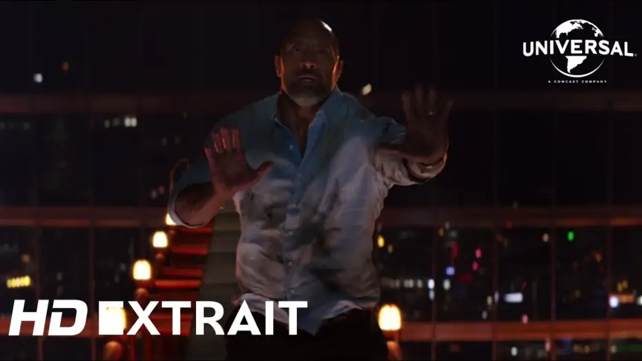 Видео к фильму Небоскреб | Skyscraper - Extrait "Le Saut De Will" VF