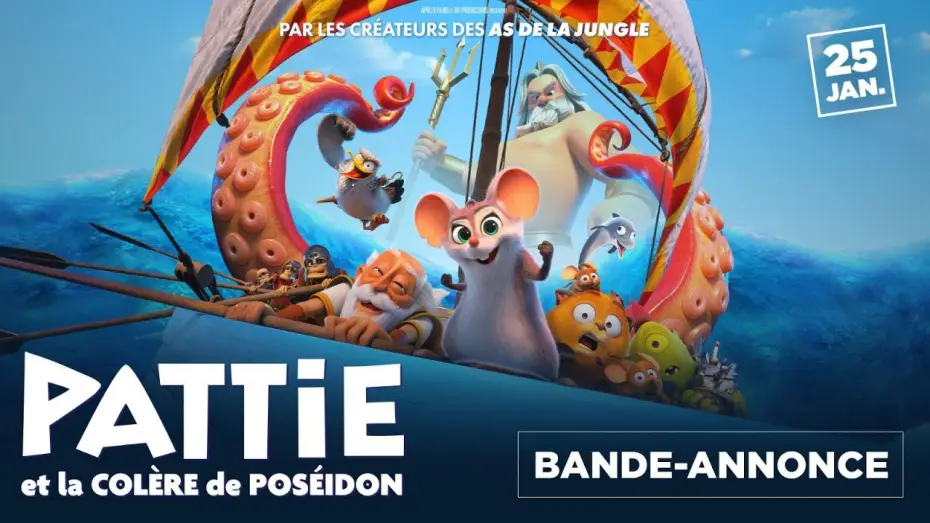 Видео к фильму Приключения аргонавтов — Pattie et la colère de Poséidon - Bande-annonce