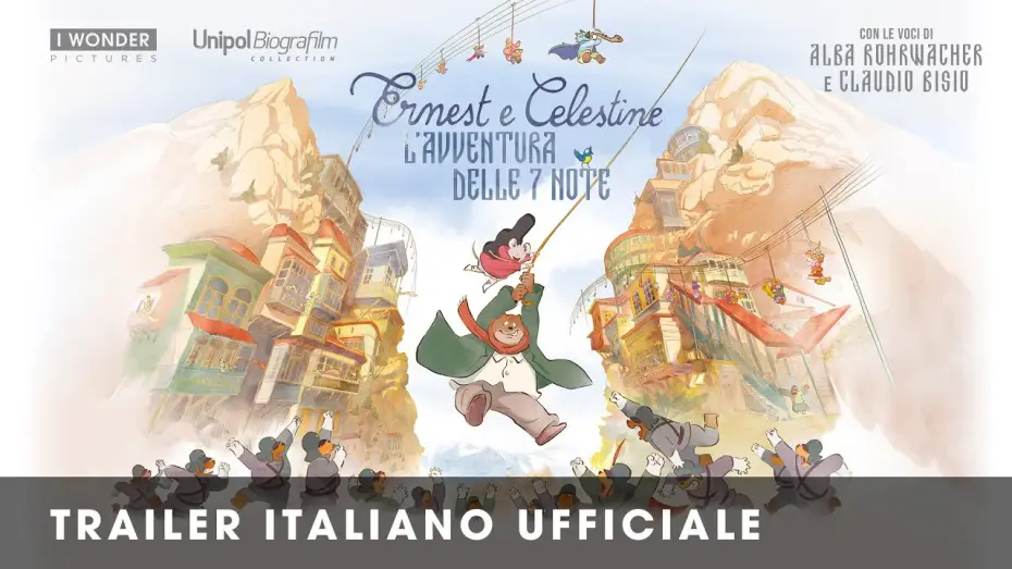 Видео к фильму Эрнест и Селестина: Новые приключения — Ernest e Celestine - L'avventura delle 7 note | Trailer Italiano Ufficiale HD