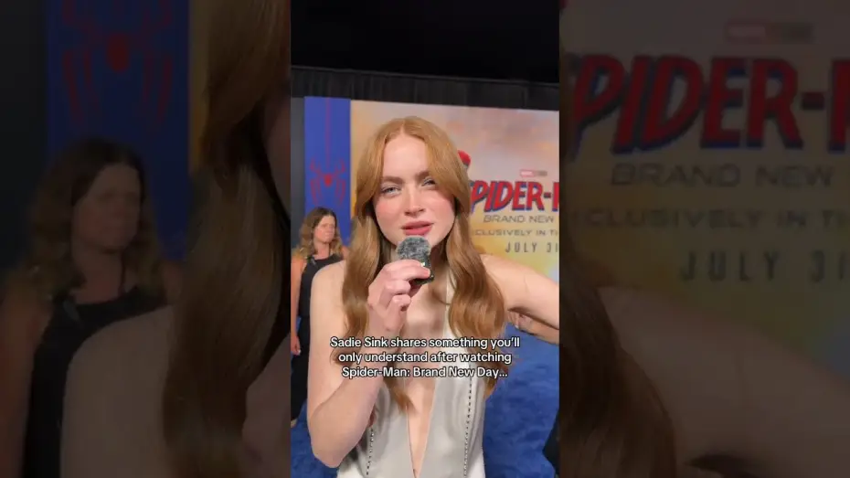 Видео к фильму Человек-паук: Новый день — A one word tease from Sadie Sink