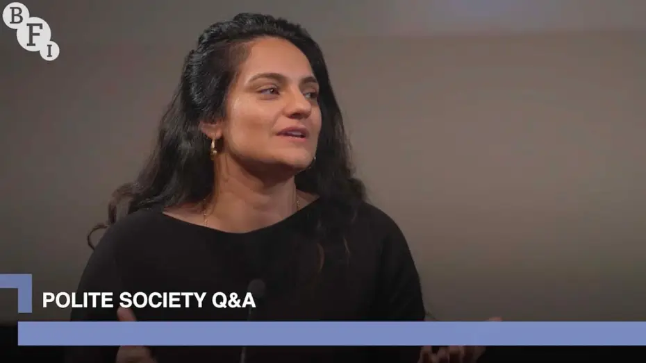 Видео к фильму Приличное общество — Polite Society director Nida Manzoor on her Matrix-inspired action comedy | BFI Q&A